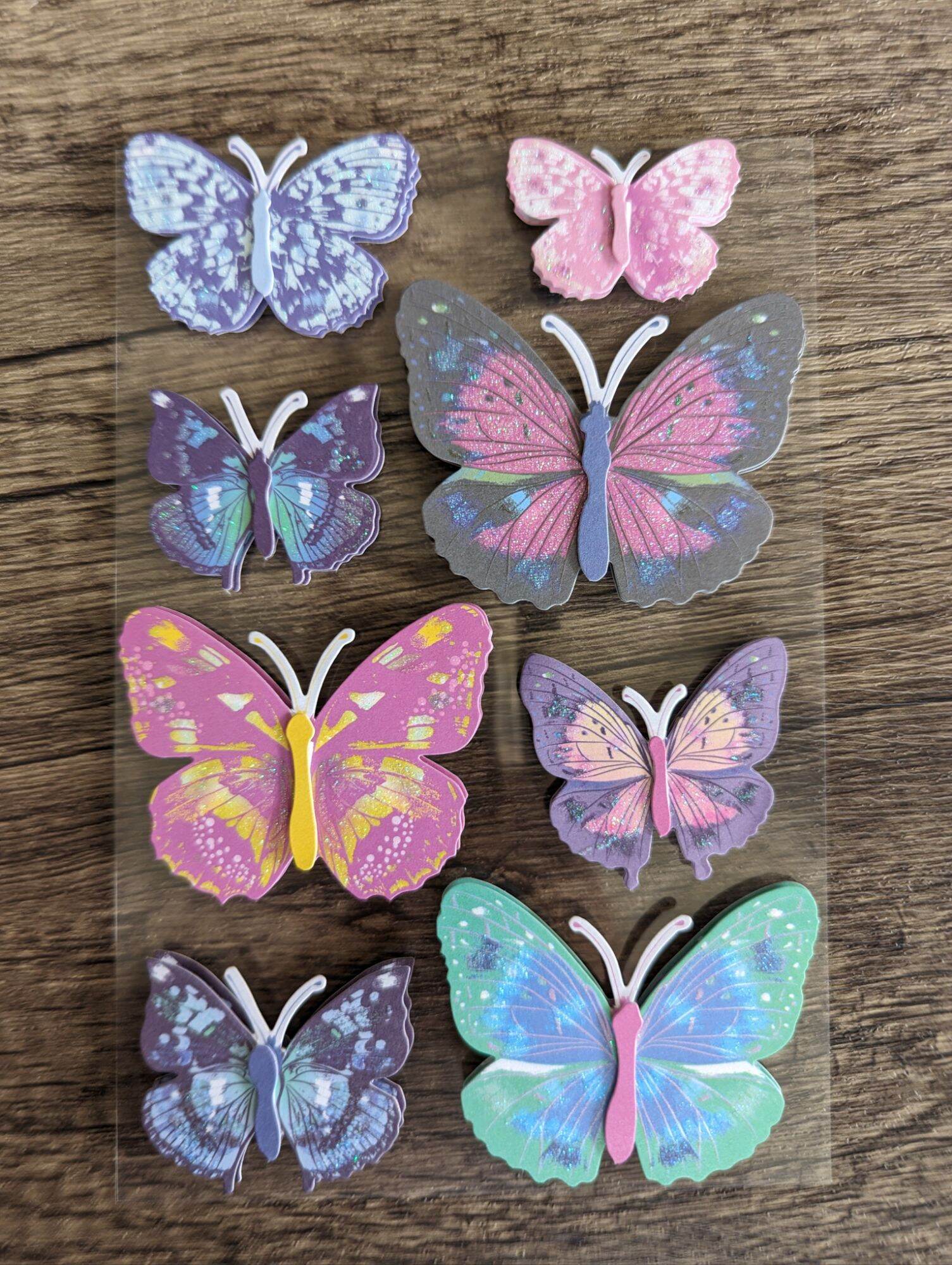 3D Butterfly Stickers
