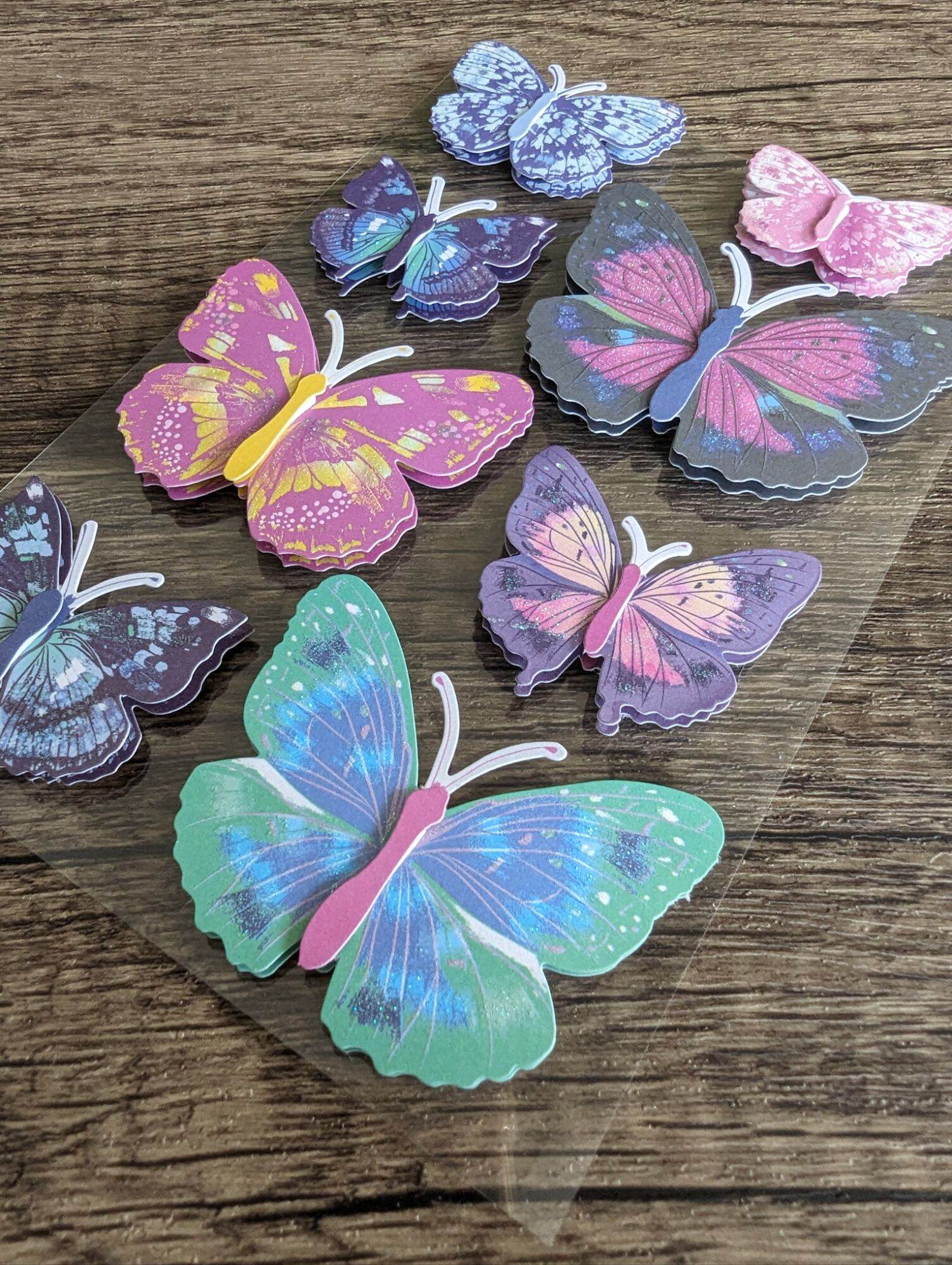 3D Butterfly Stickers