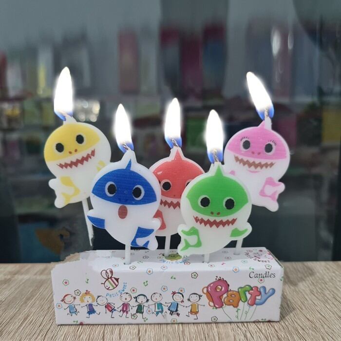 Baby Shark Birthday Candles