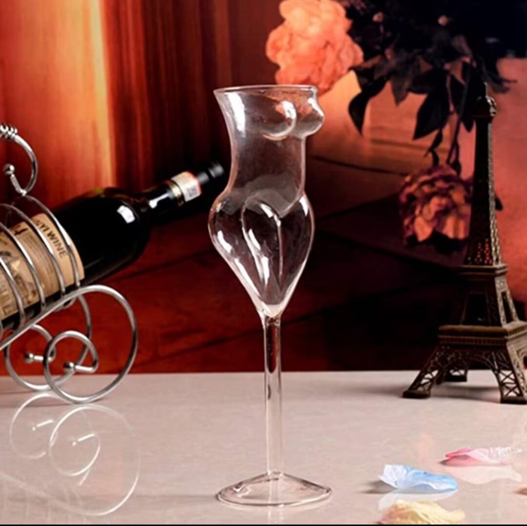 Body-Shaped Cocktail Glass