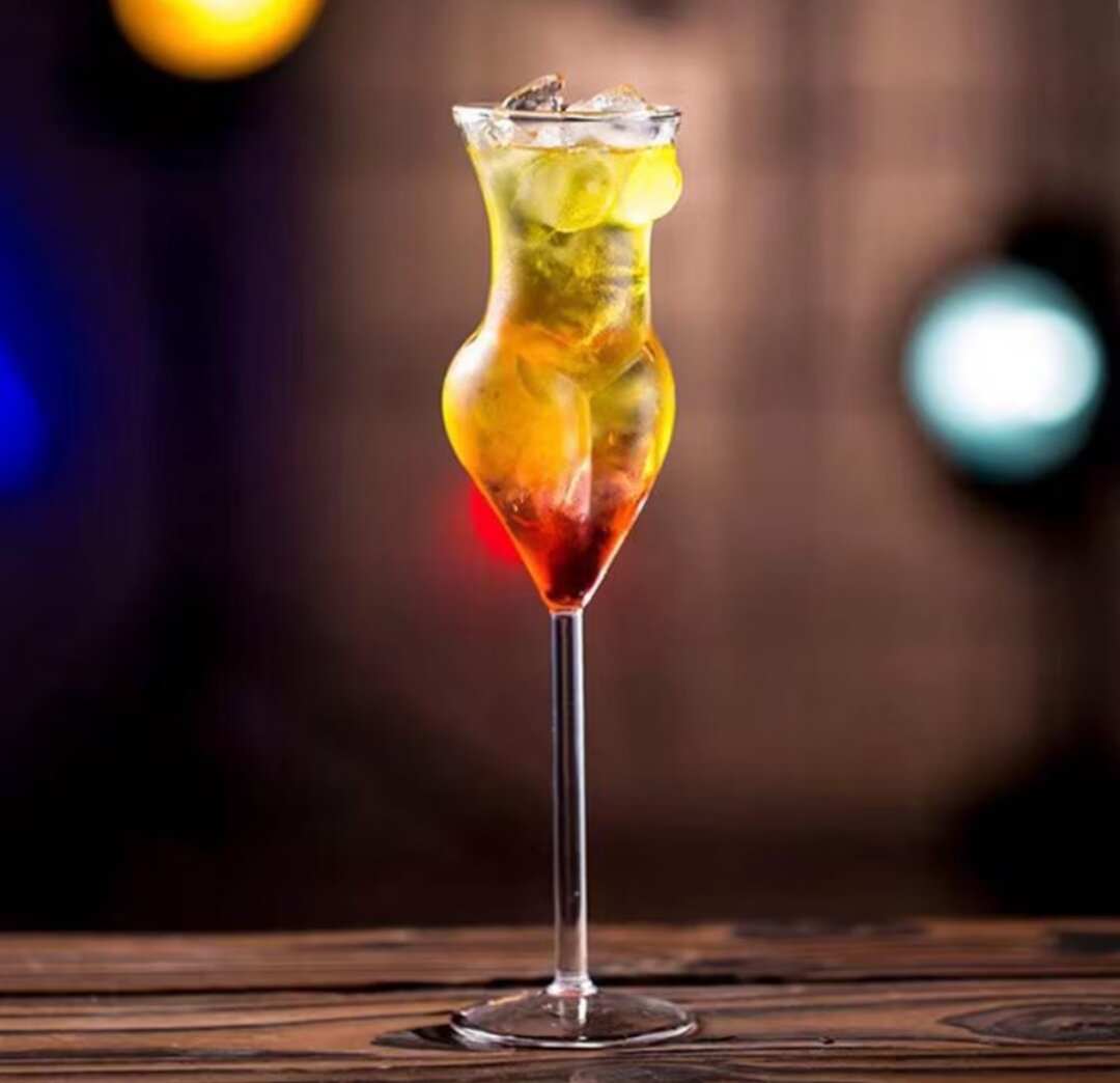Body-Shaped Cocktail Glass