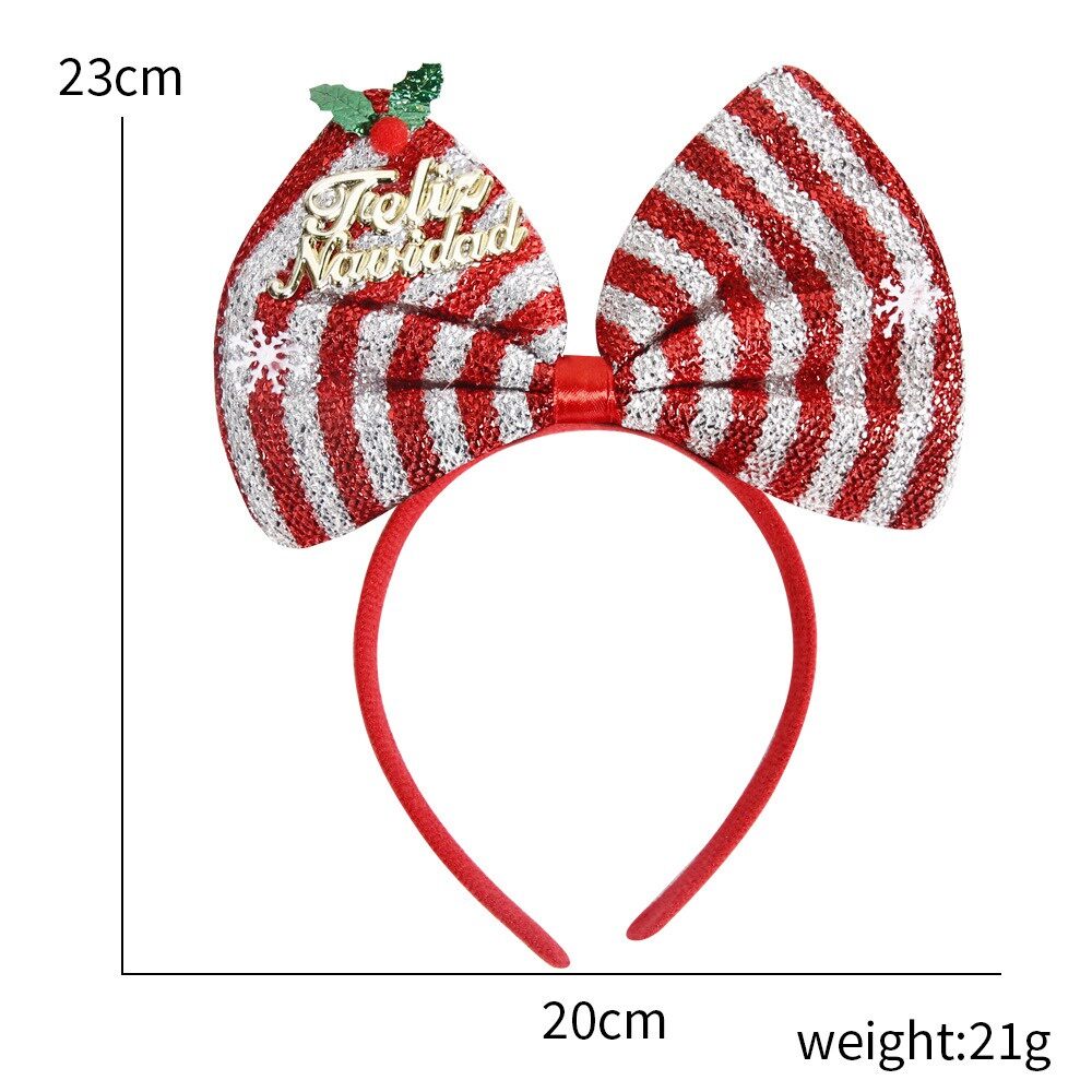 Christmas Big Bow Headband