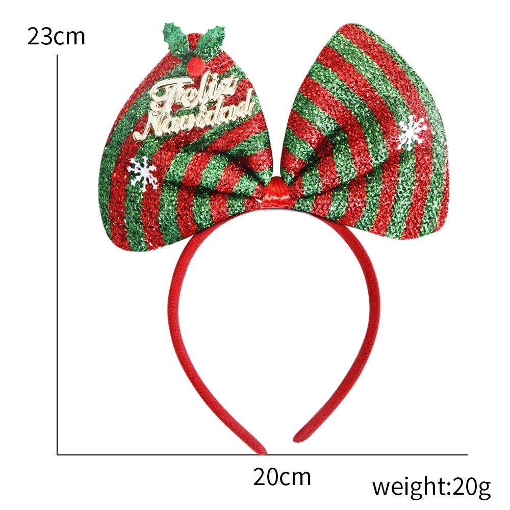 Christmas Big Bow Headband