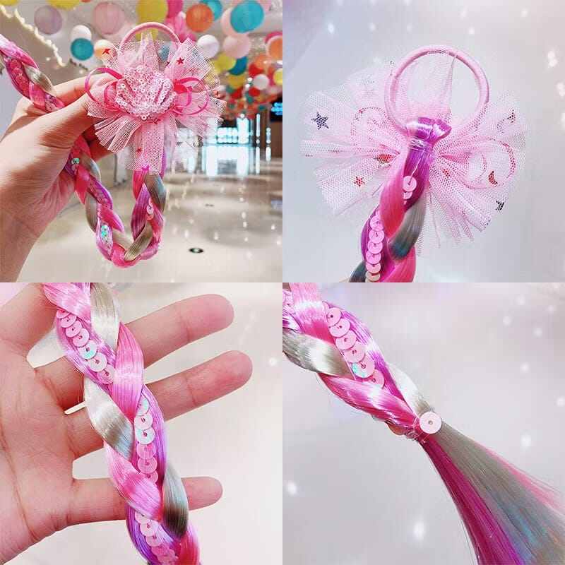 Colourful Braid Hair Tie
