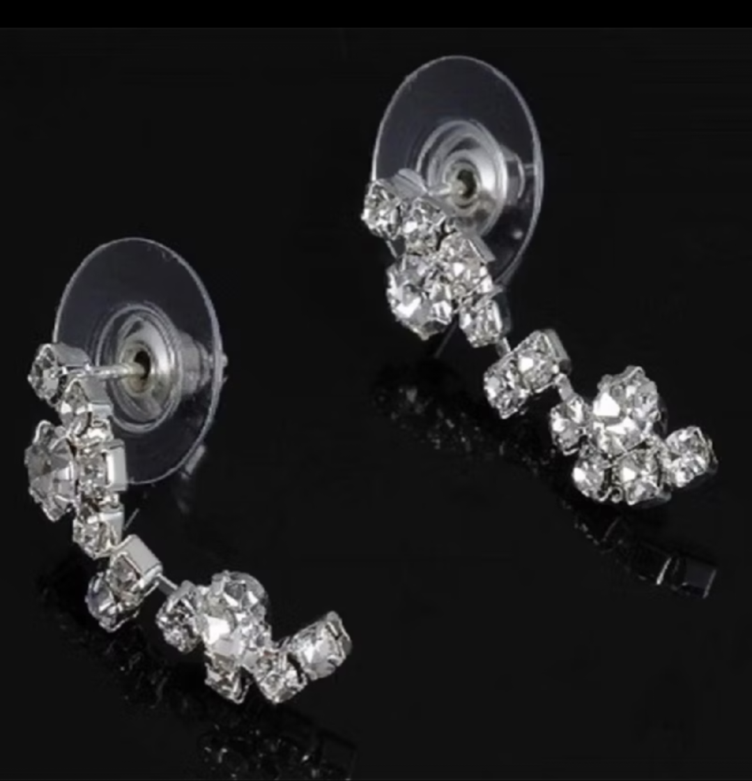 Cubic Zirconia Necklace & Earring Set