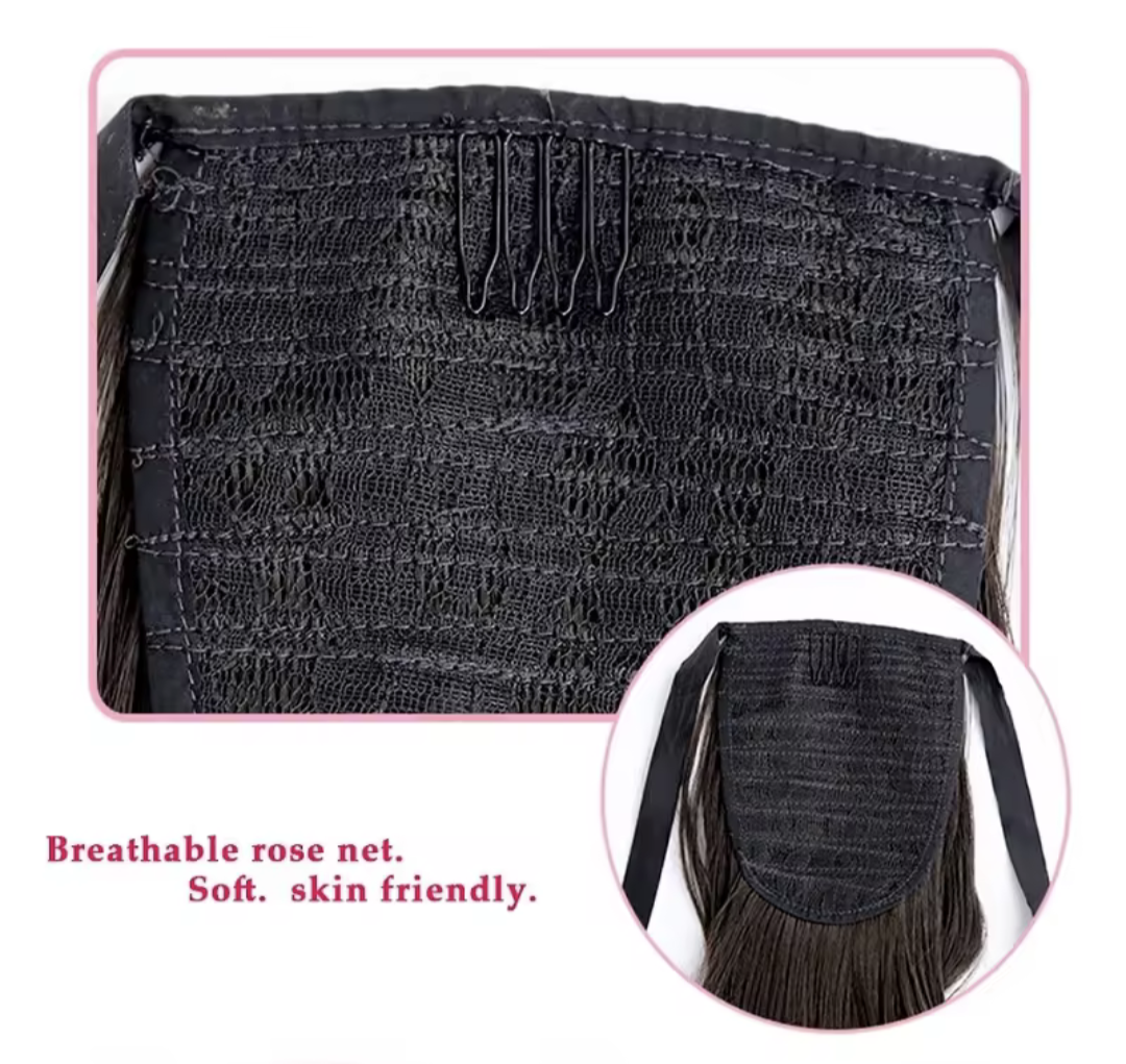 Curly Clip-On Ponytail (25cm)