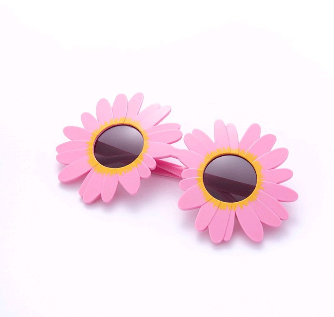 Daisy Flower Glasses