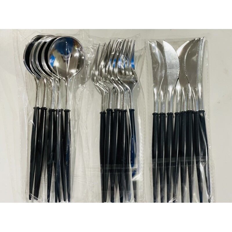 Disposable Black Spoons