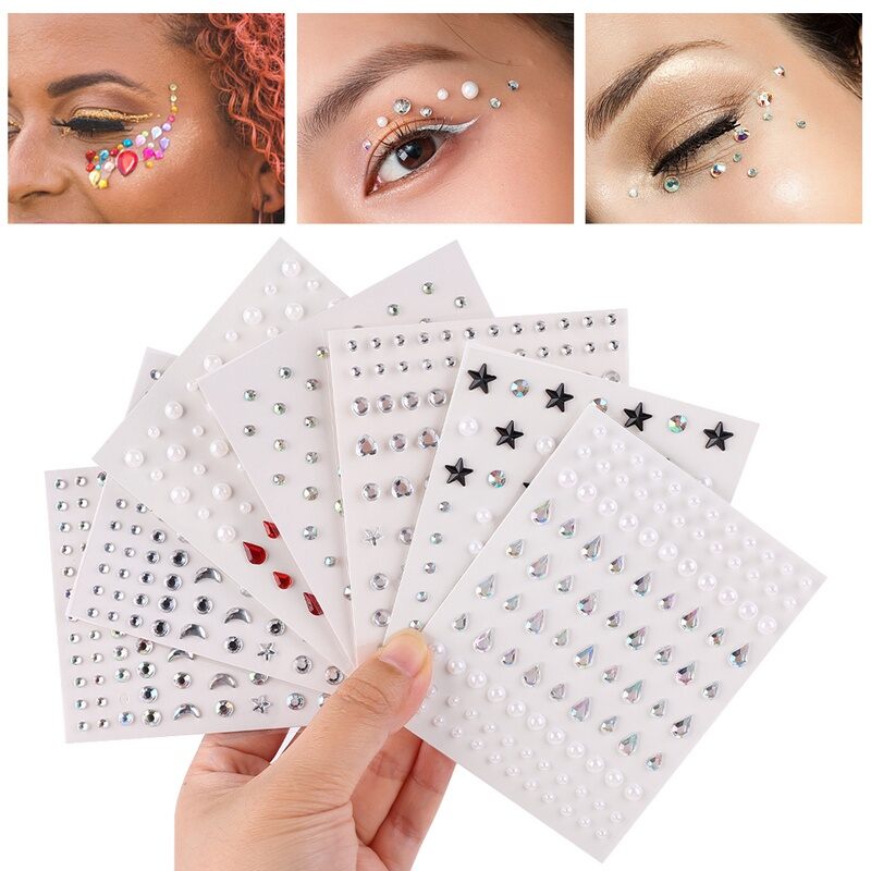Glitter Face Tattoo Stickers