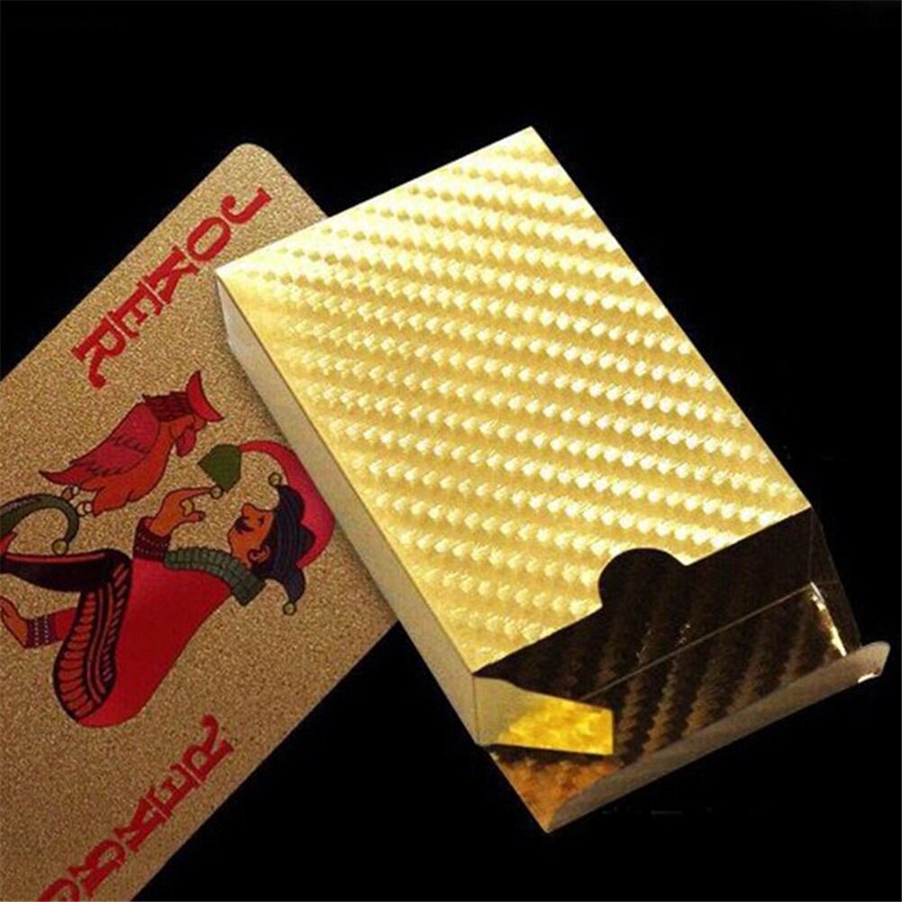 Gold Foil Poker Cards