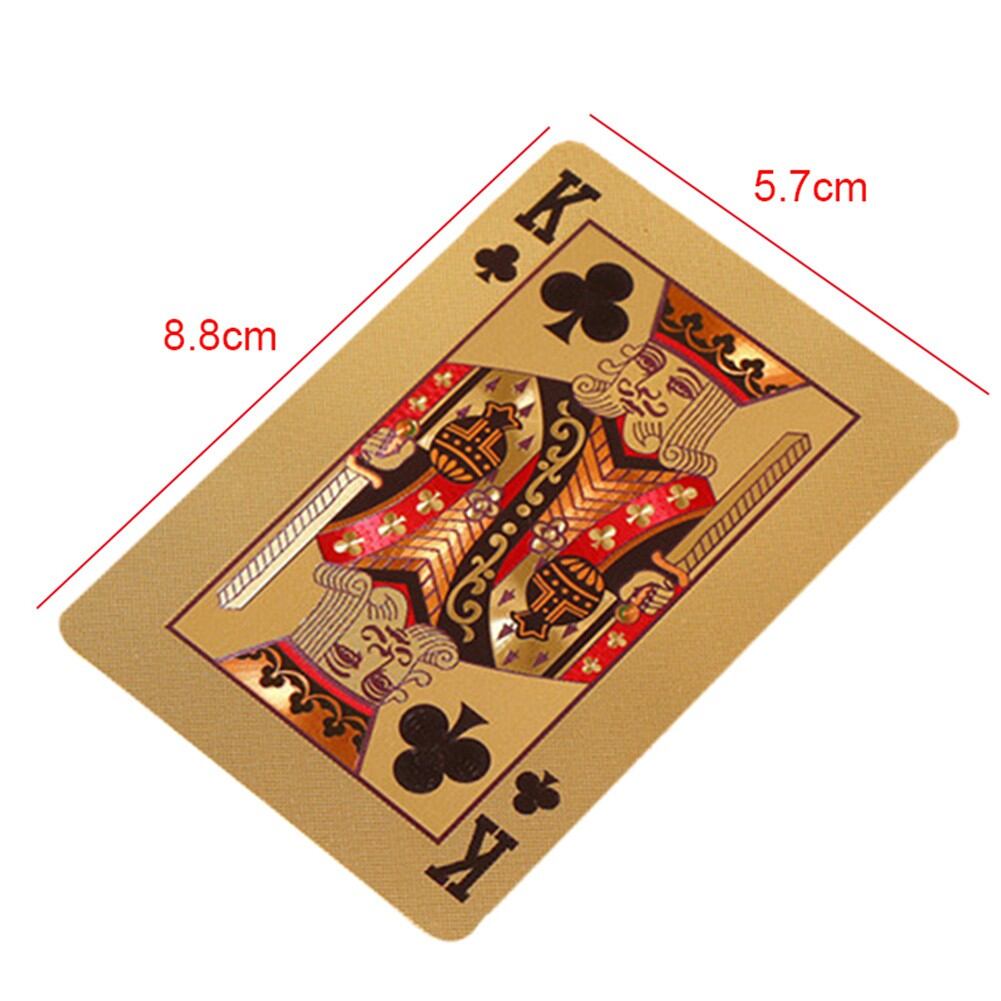Gold Foil Poker Cards