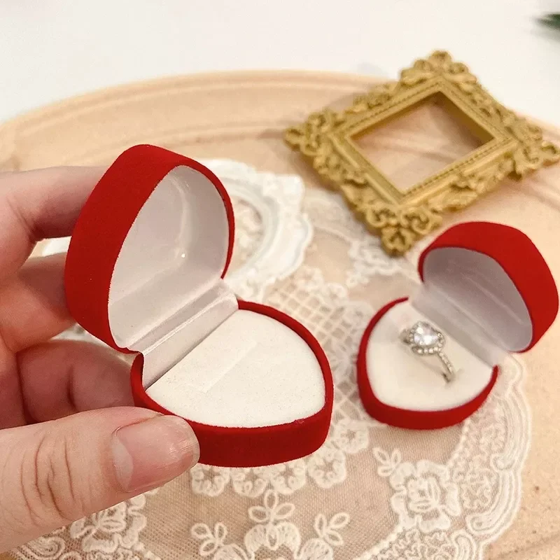 Heart Shape Love Ring Box