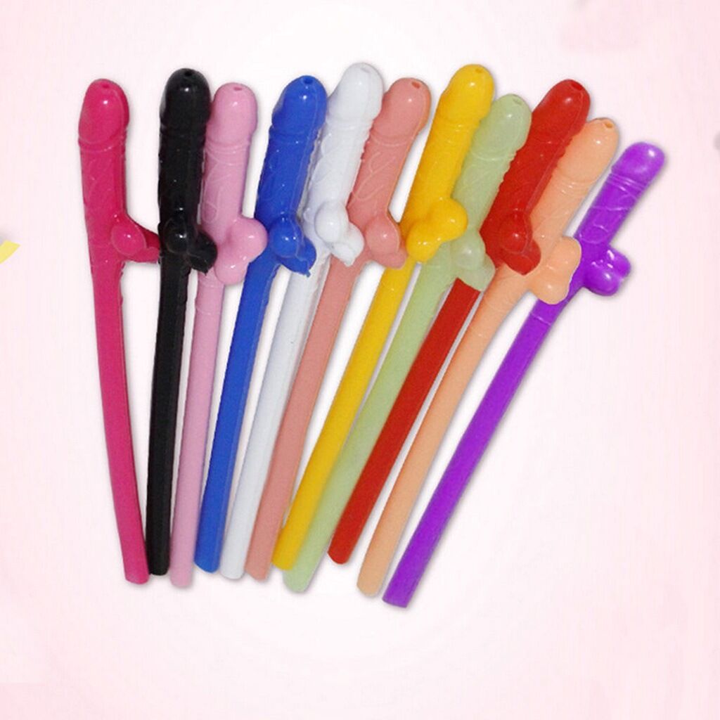 Hen's Night Willy Straws