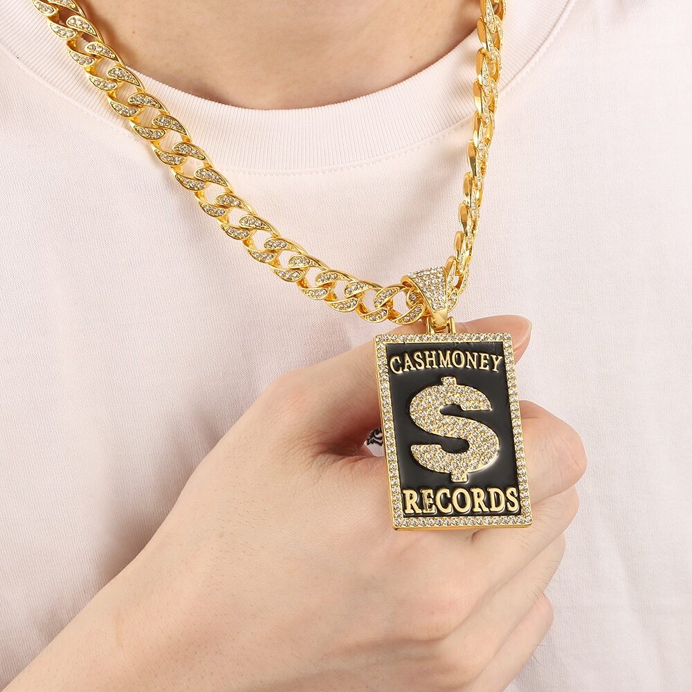 Hip Hop Gold Chain Necklace (Cash Money)