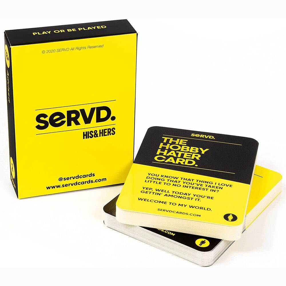 His & Hers Couple Drinking Card Game
