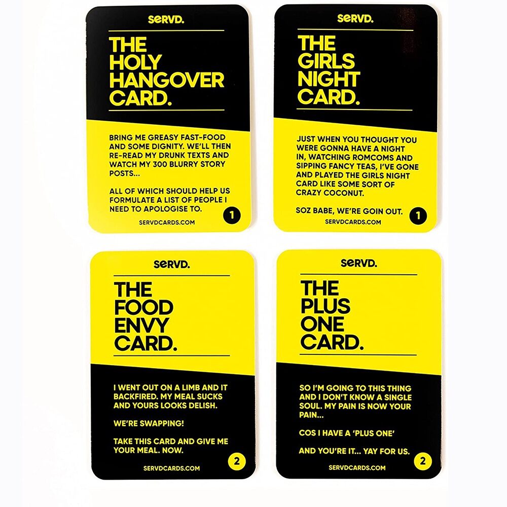 His & Hers Couple Drinking Card Game