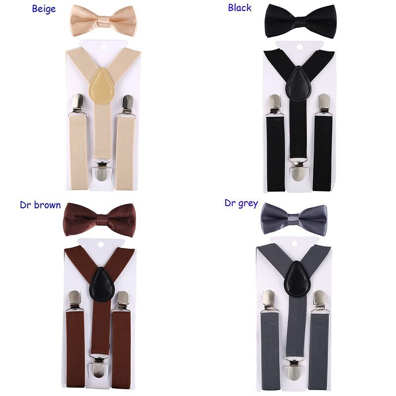 Kids' Suspender & Bow Tie Set