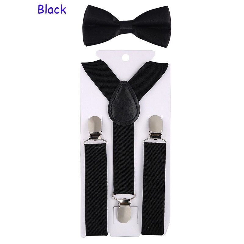Kids' Suspender & Bow Tie Set