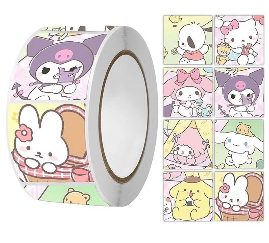 Kuromi Stickers (100 pcs)