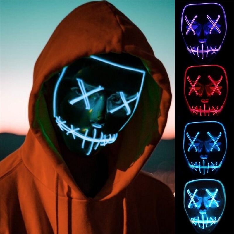 LED Halloween Mask