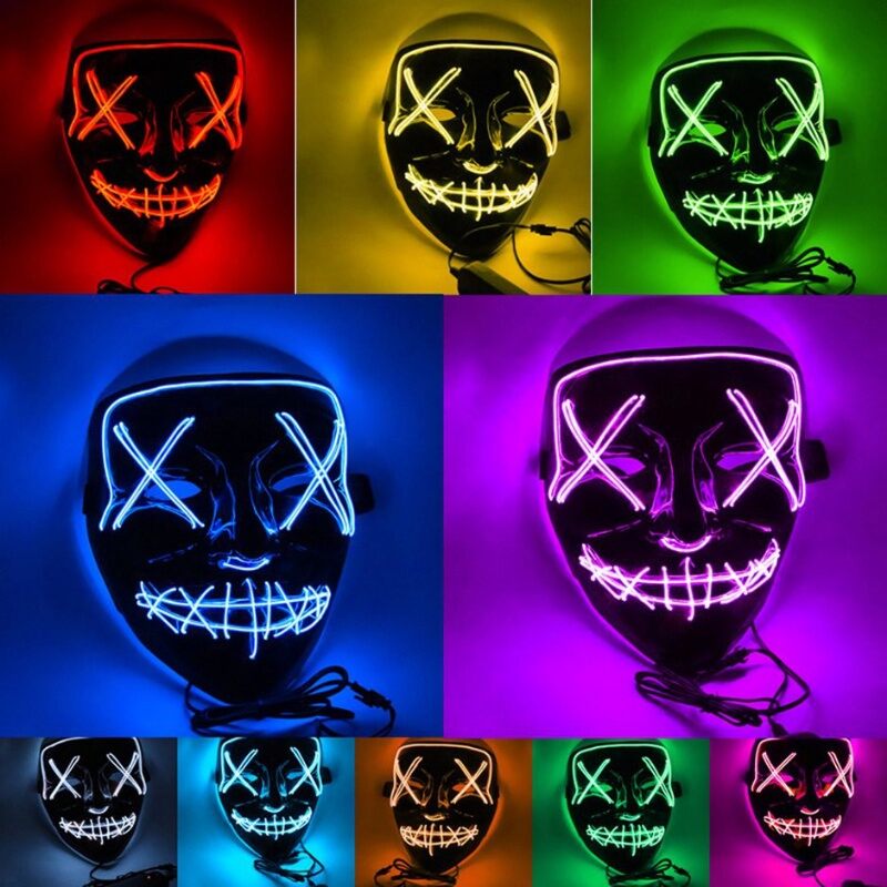 LED Halloween Mask