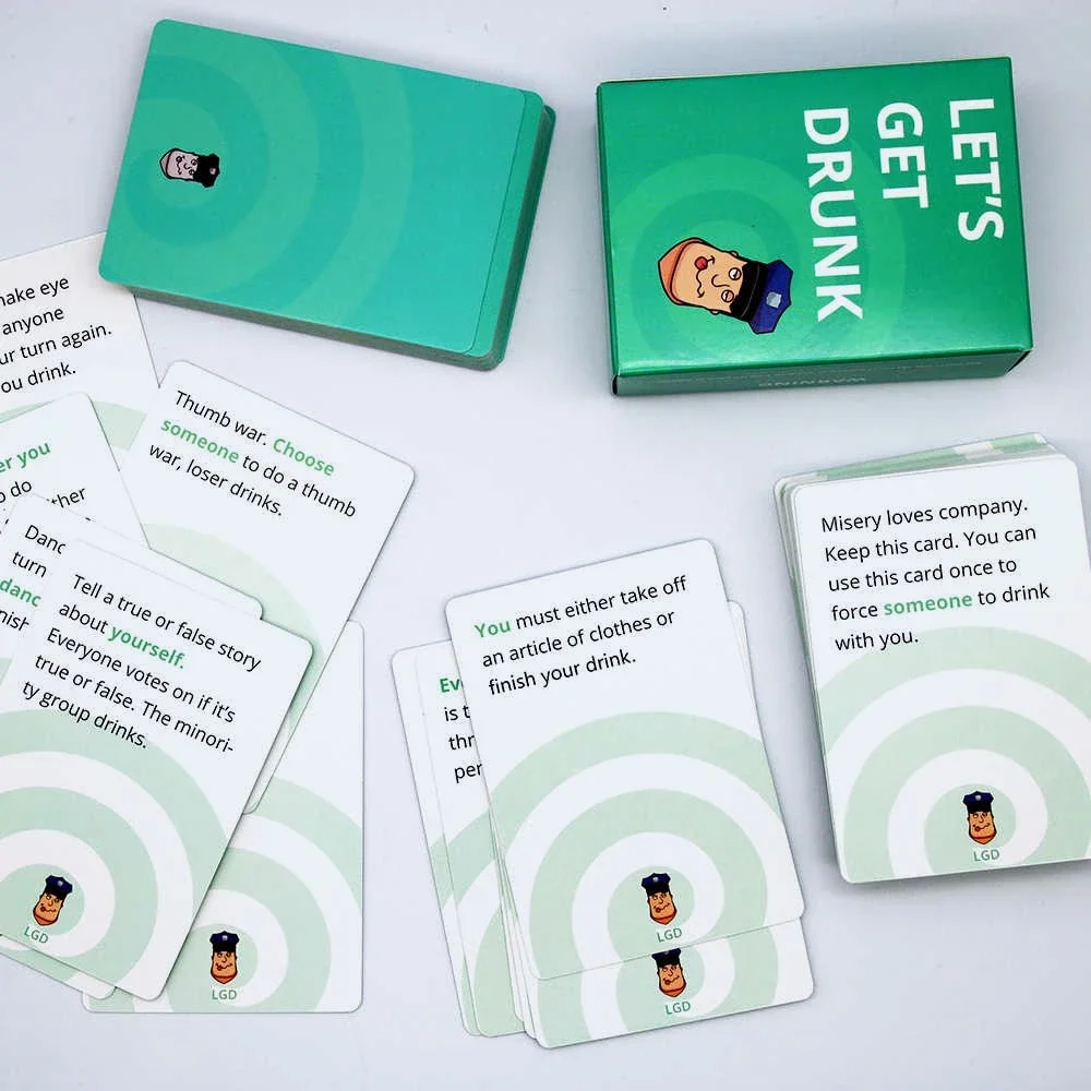 Lets Get Drunk Drinking Card Game