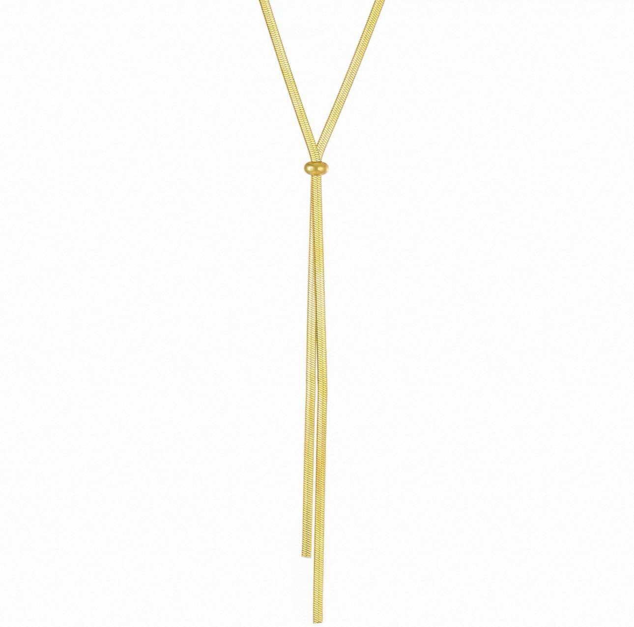Long Dangle Chain Necklace