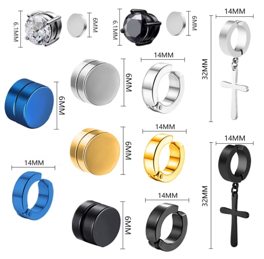 Magnetic Clip on Earrings