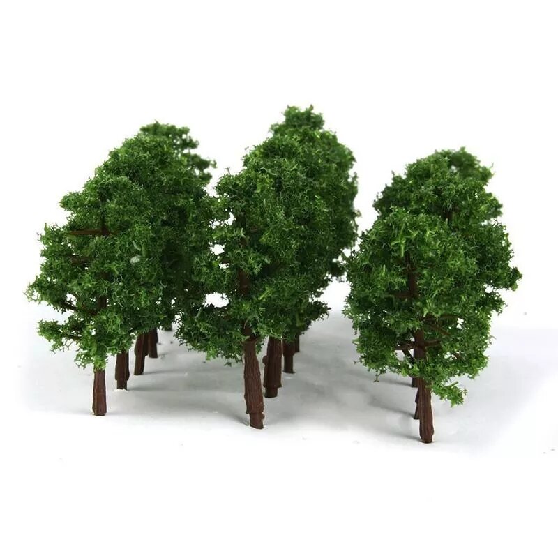 Miniature Model Trees (8cm, 10 pcs)