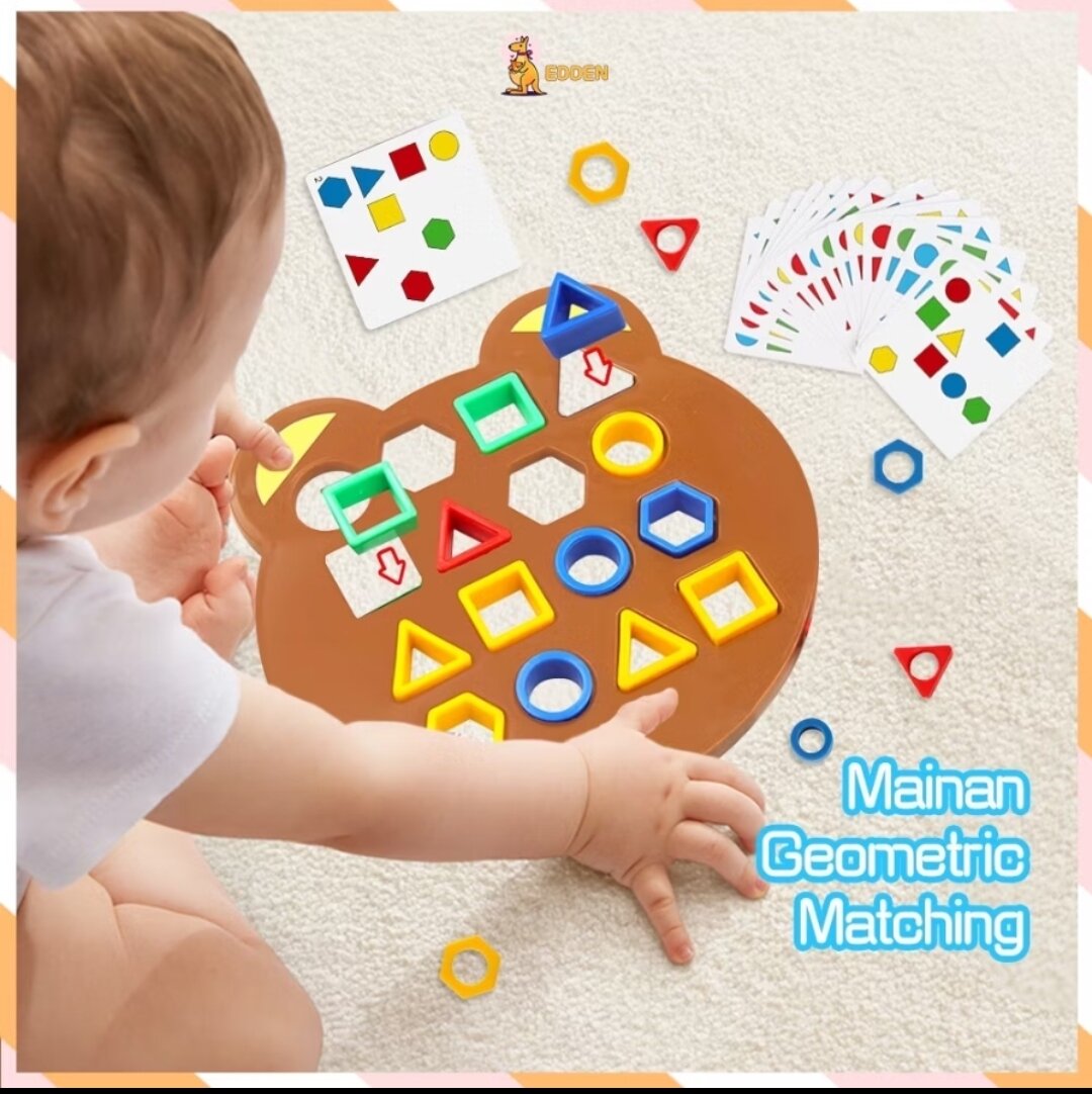 Montessori Bear Shape Matching Puzzle