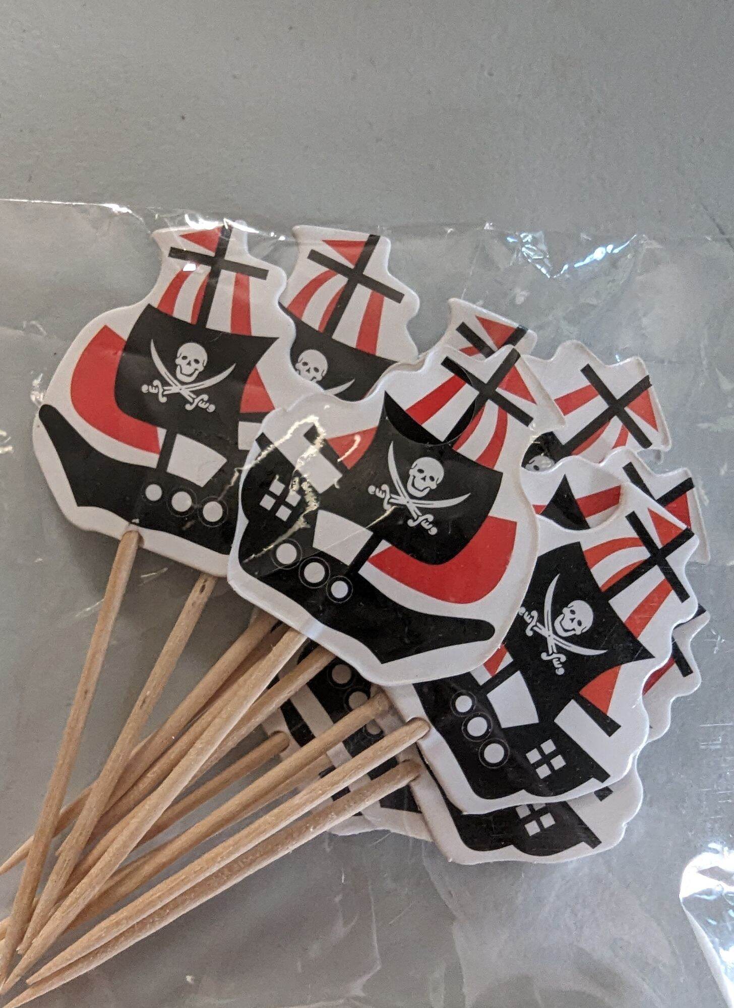 Pirate Ship Cake Topper