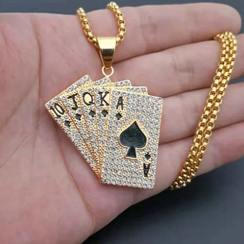Playing Cards Necklace