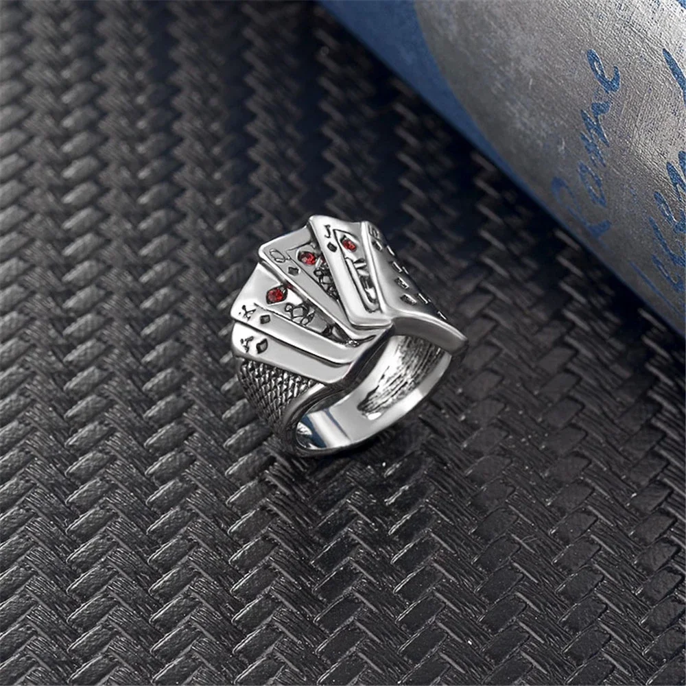 Poker Card Ring