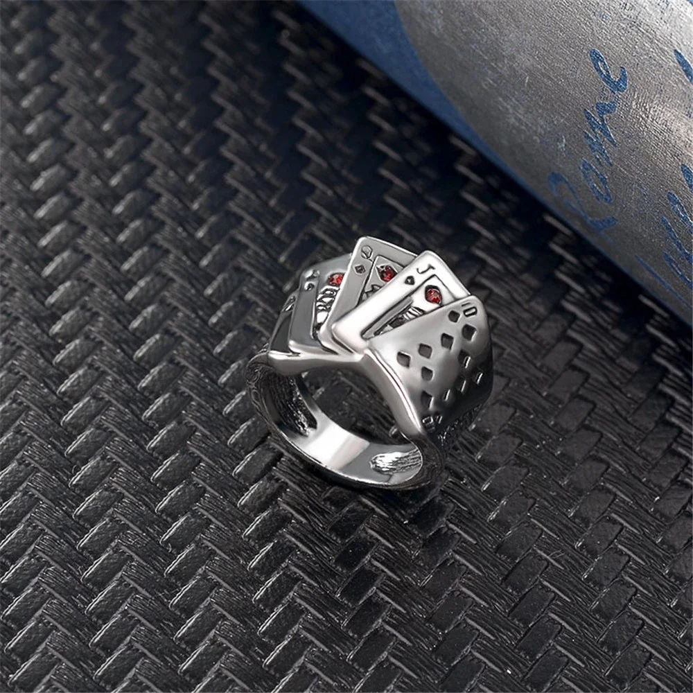 Poker Card Ring