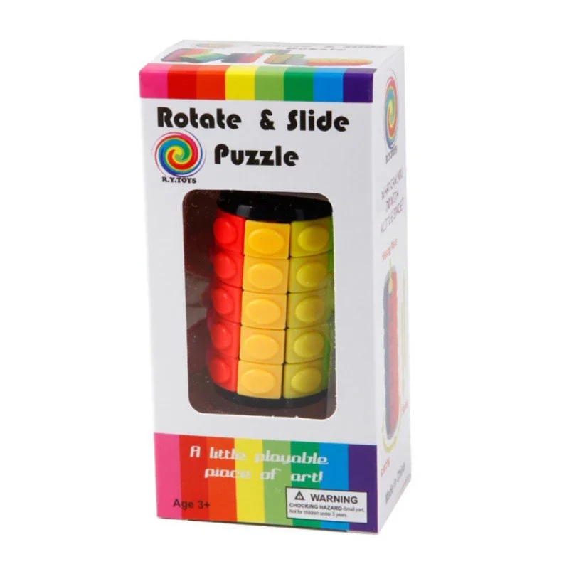 Rainbow Pop-It Fidget Cylinder