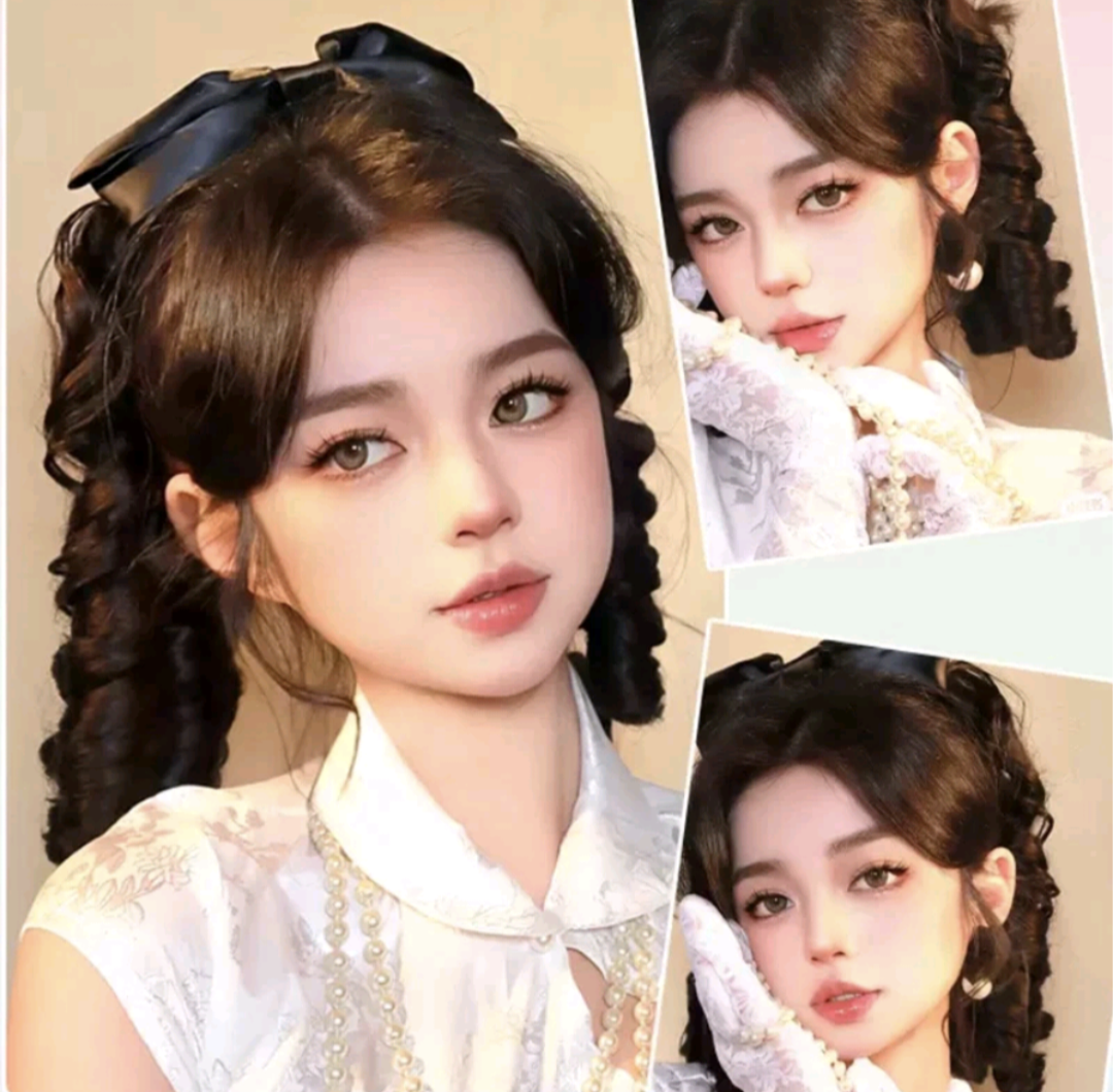 Retro Curly Hair Extensions