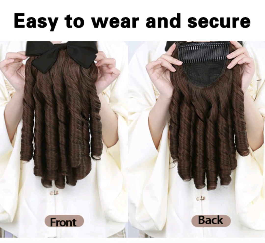 Retro Curly Hair Extensions