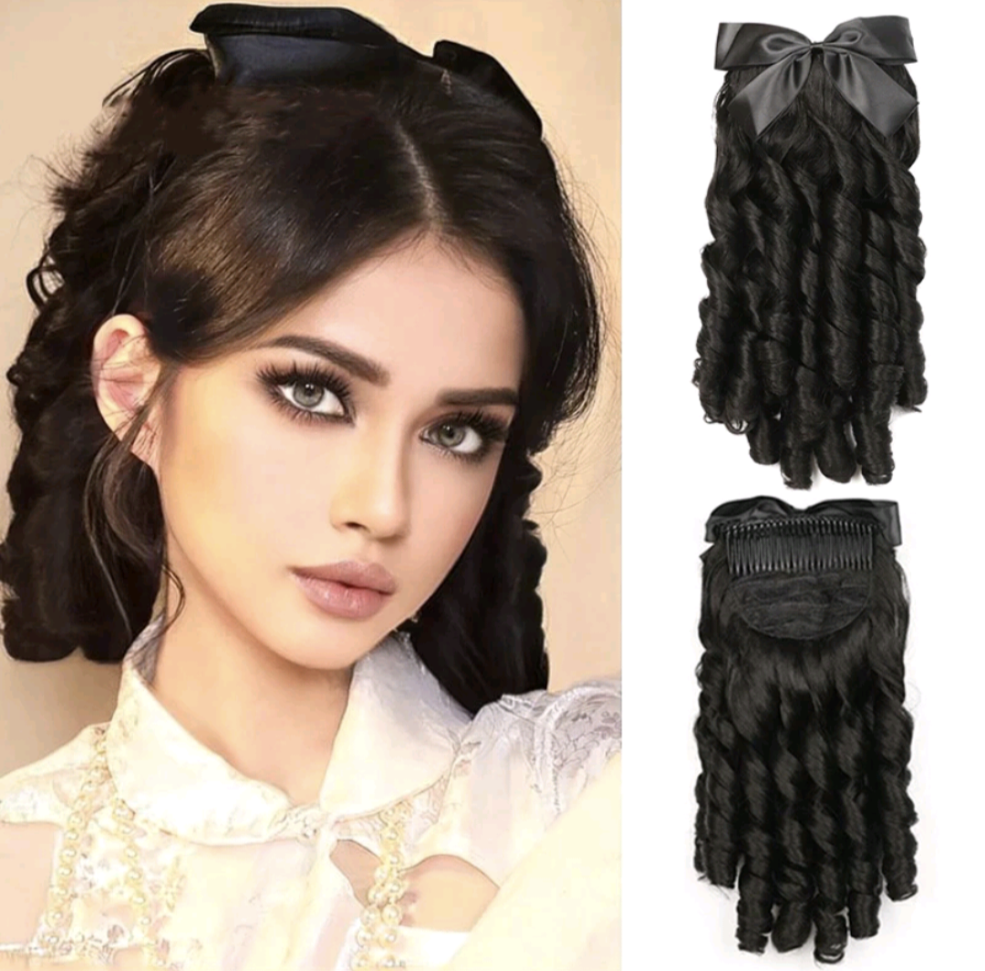Retro Curly Hair Extensions