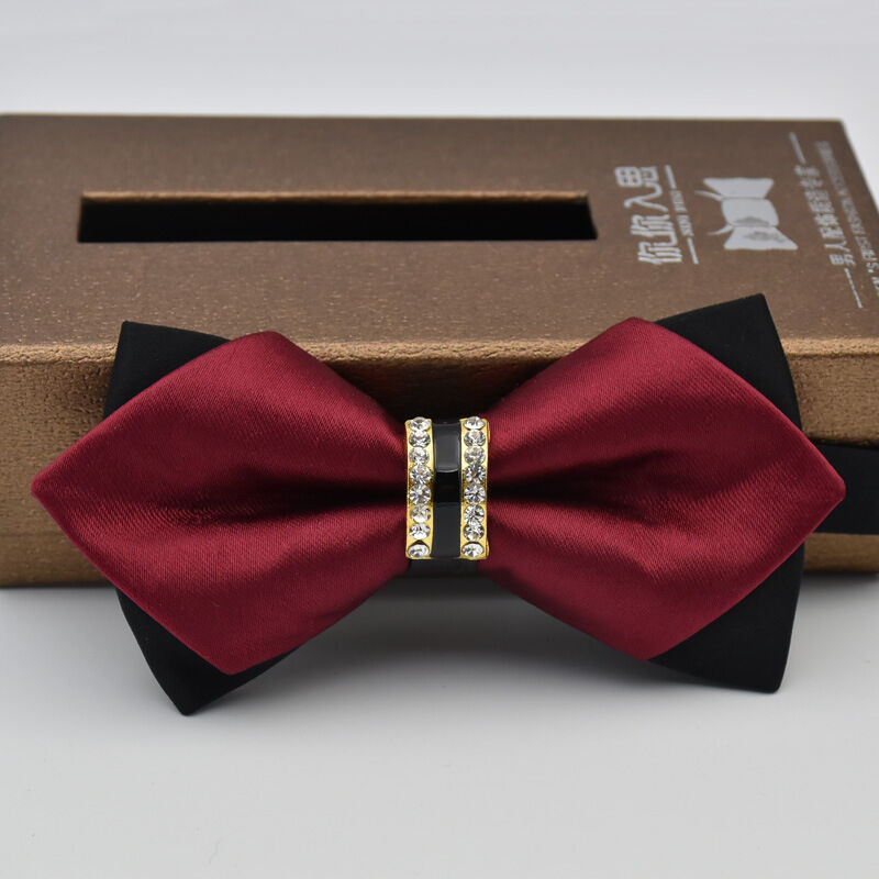 Rhinestone Bow Tie