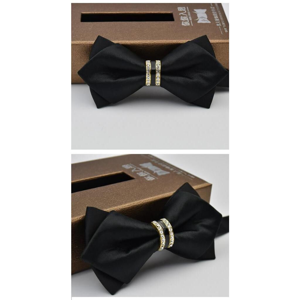 Rhinestone Bow Tie