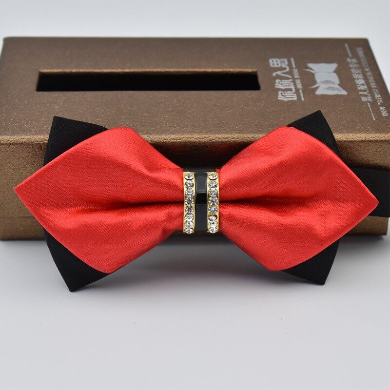 Rhinestone Bow Tie