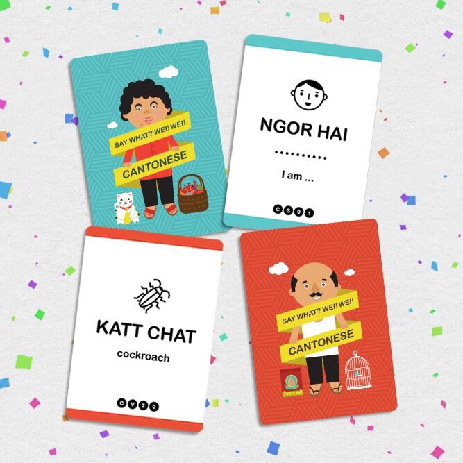Say What Cantonese Card Game
