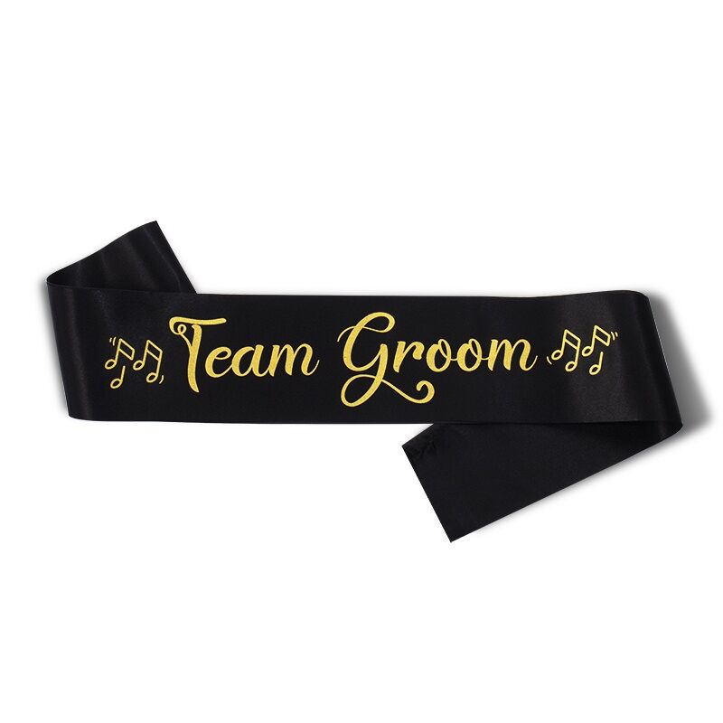 Team Groom Sash