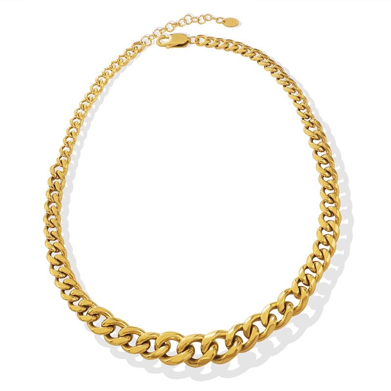 Thick Gold Chain Necklace