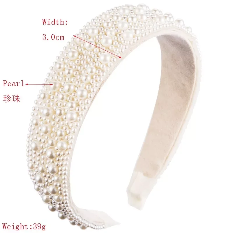 Thick Pearl Hair Band