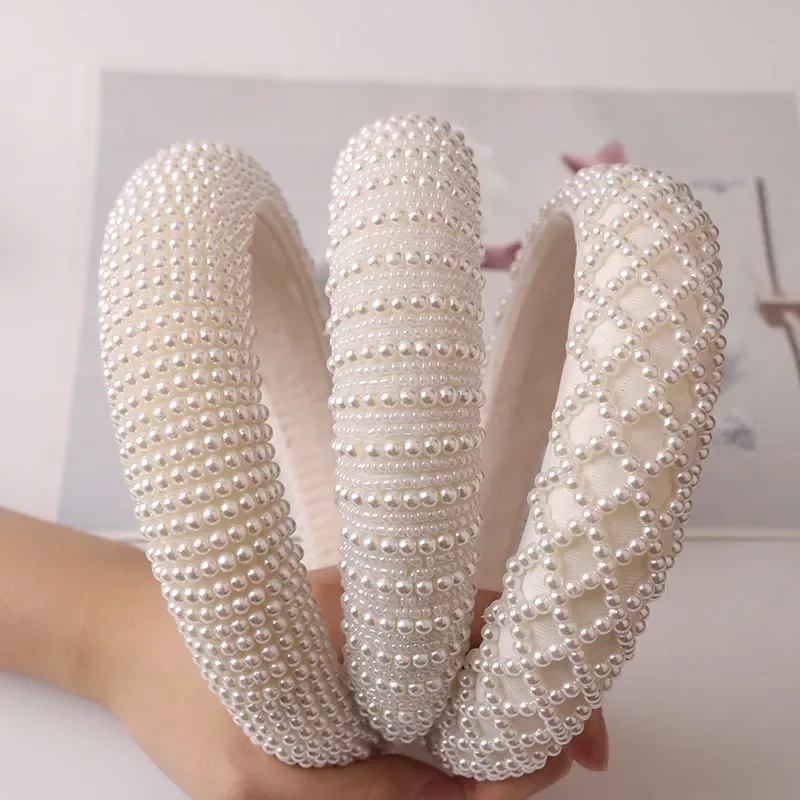 Thick Pearl Hair Band