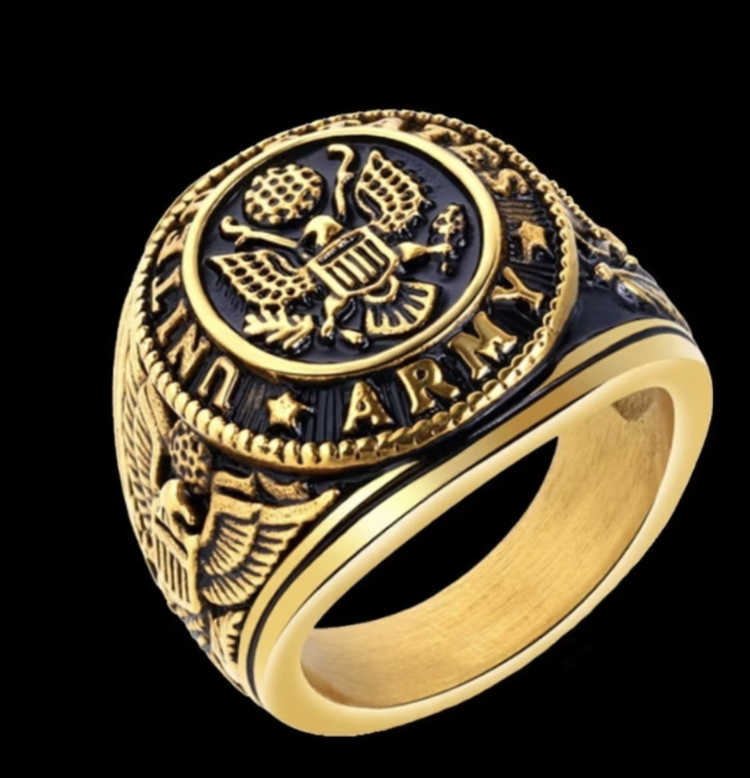 USA Eagle Gold Ring