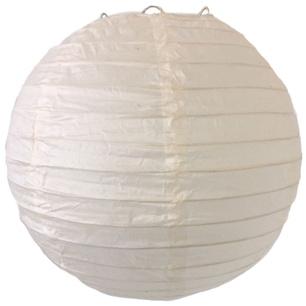 White Round Paper Lantern