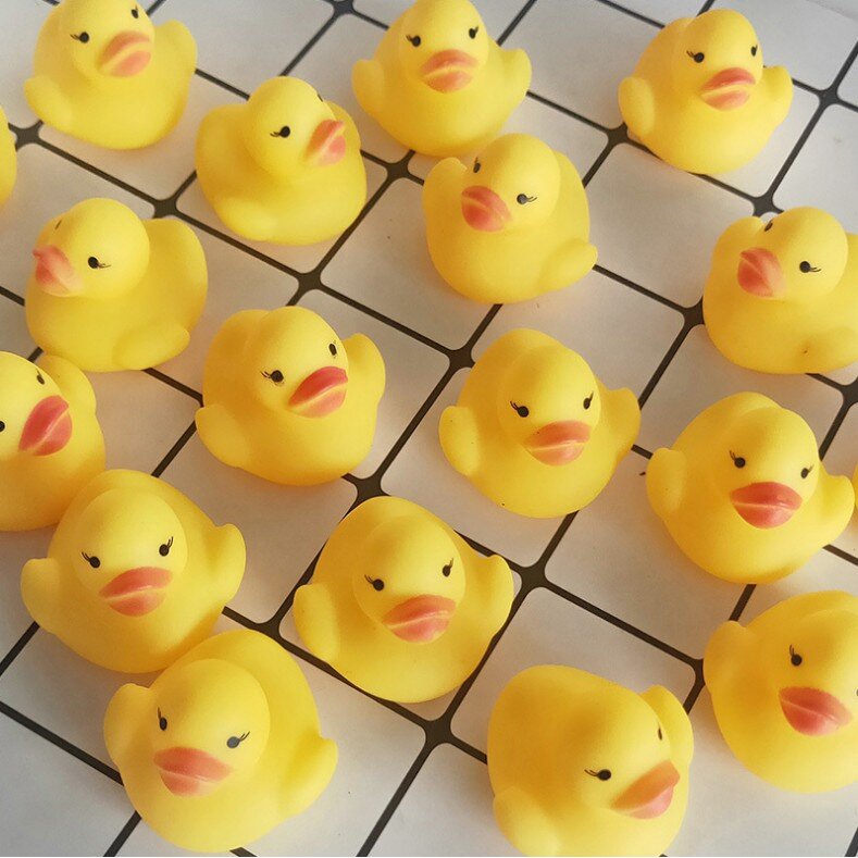 Yellow Rubber Ducks (4 pcs)