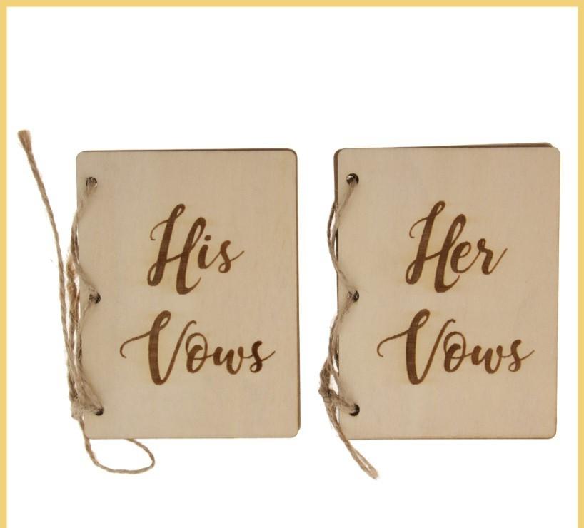 His And Her Wedding Vow Books Singapore